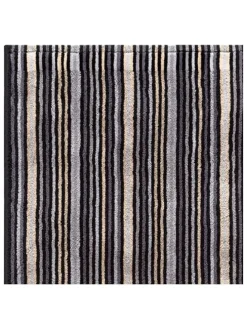 Ręcznik "Combi Stripes" w kolorze kremowo-antracytowym do rąk