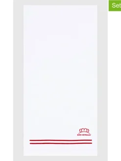 Ręczniki (2 szt.) "Miss Germany" w kolorze biało-różowym do rąk