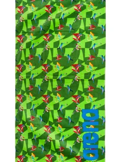 Ręcznik kąpielowy "Multisport" w kolorze zielonym - 100 x 50 cm