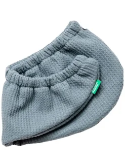 Ręcznik w kolorze niebieskim do włosów - dł. 26 cm
