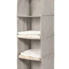 Regał wiszący w kolorze beżowym - 30 x 94 x 30 cm