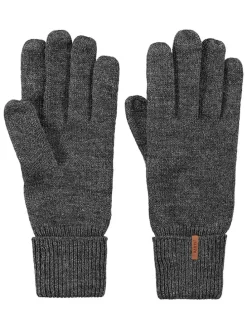 Rękawiczki "Fine Knitted" w kolorze szarym