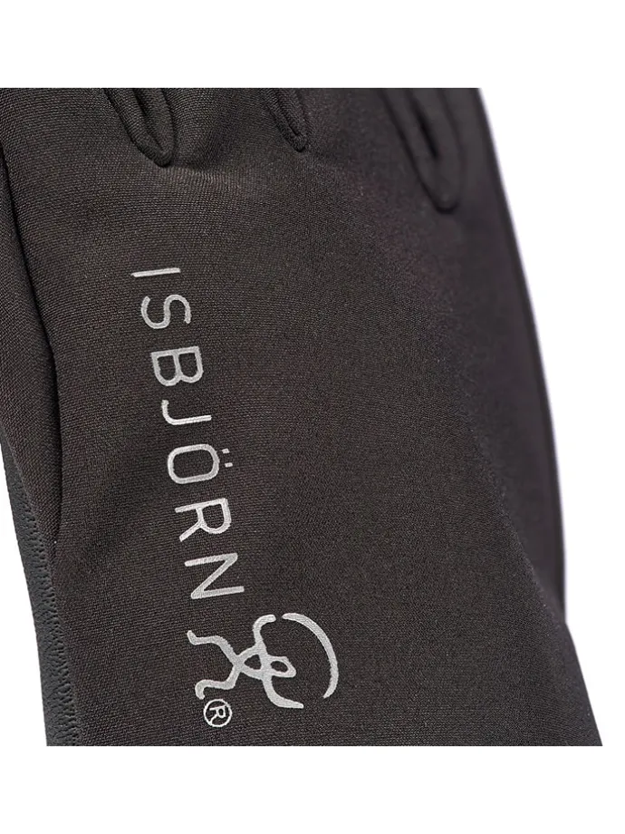 Rękawiczki softshellowe w kolorze czarnym