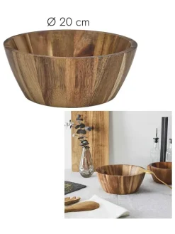 Salaterka w kolorze brązowym - Ø 20 cm