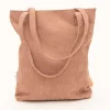 Shopper bag "Monkey" w kolorze beżowo-jasnobrązowym - 35 x 36 x 5 cm