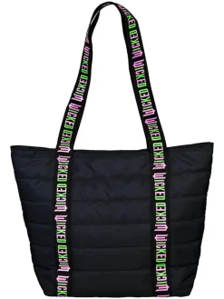 Shopper bag "Wicked" w kolorze czarnym - 44 x 33,5 x 15 cm