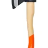 Siekiera w kolorze beżowo-pomarańczowym - wys. 28 cm