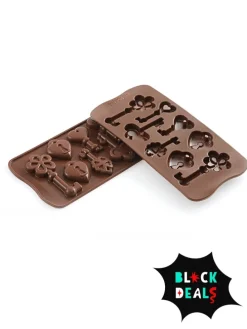 Silikonowa forma w kolorze brązowym - (S)24 x (G)11 cm