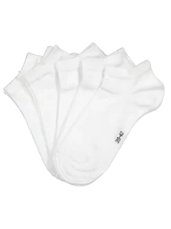 Skarpety (5 par) "Sneaker" w kolorze białym