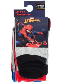 Skarpety (5 par) "Spider-Man" ze wzorem