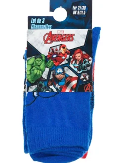 Skarpety (3 pary) "Avengers" ze wzorem