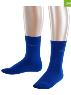 Skarpety (2 pary) "Foot Logo" w kolorze niebieskim