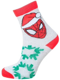 Skarpety (3 pary) "Spider-Man" w kolorze czerwono-białym