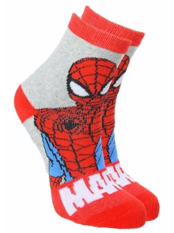 Skarpety "Spider-Man" w kolorze czerwono-szarym