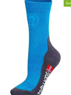 Skarpety trekkingowe (2 pary) "Mid Cut Socks II" w kolorze niebieskim
