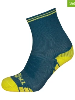 Skarpety turystyczne (2 pary) "Mid Cut Socks III" w kolorze morskim