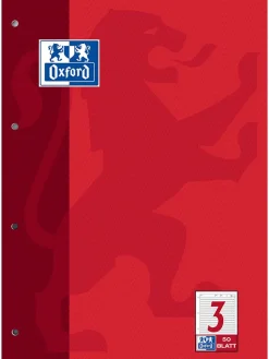 Skoroszyty (5 szt.) w kolorze czerwonym - A4