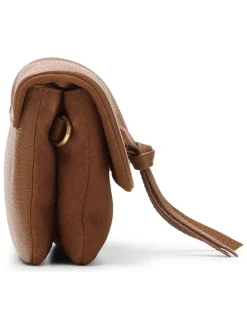 Skórzana torebka "Willow Mini" w kolorze brązowym - 19 x 12,5 x 5 cm