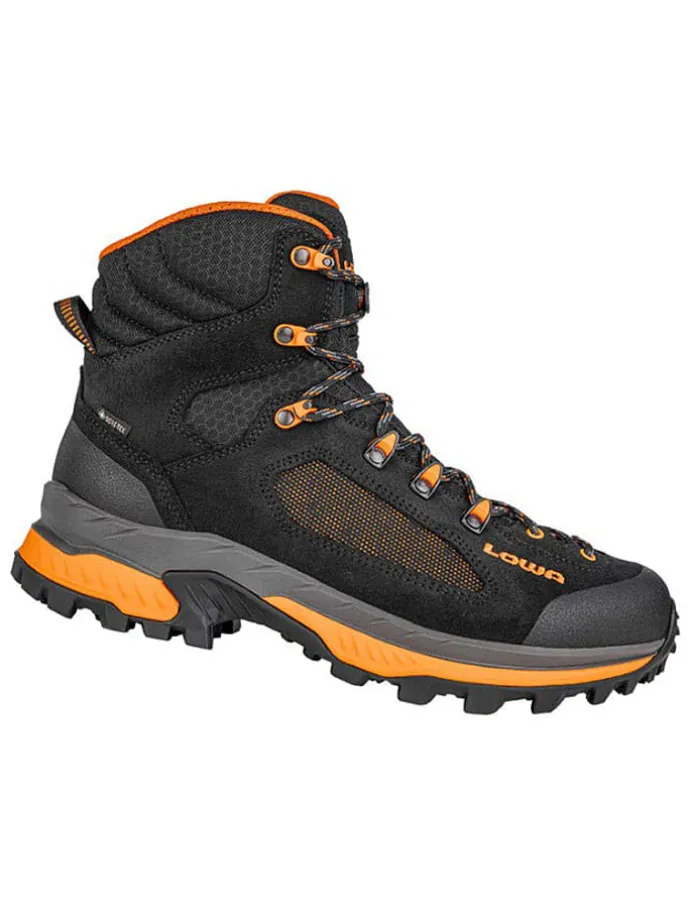 Skórzane botki trekkingowe "Corvara GTX" w kolorze czarnym