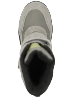 Skórzane botki w kolorze khaki