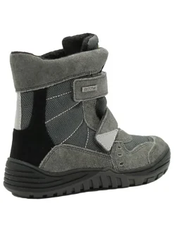 Skórzane botki w kolorze khaki