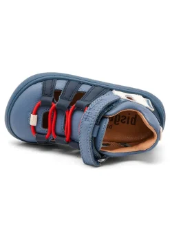 Skórzane buty barefoot "Fiona" w kolorze niebieskim