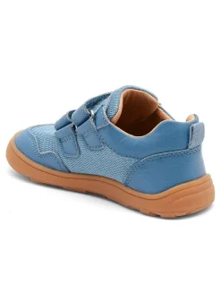 Skórzane buty barefoot "Kylie" w kolorze błękitnym