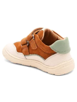 Skórzane buty barefoot "Morten" w kolorze kremowo-pomarańczowym