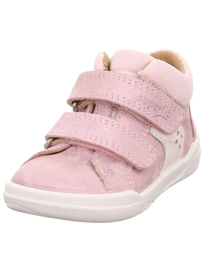 Skórzane buty barefoot "Superfree" w kolorze jasnoróżowym