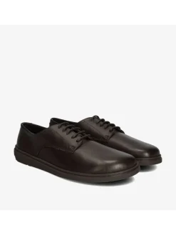 Skórzane buty barefoot "Trento" w kolorze brązowym