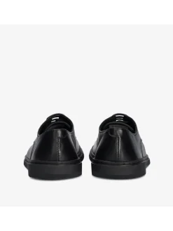 Skórzane buty barefoot "Trento" w kolorze czarnym