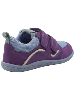 Skórzane buty barefoot w kolorze fioletowym