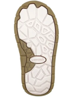 Skórzane buty barefoot w kolorze czerwonym
