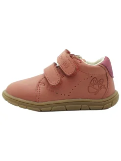 Skórzane buty barefoot w kolorze czerwonym