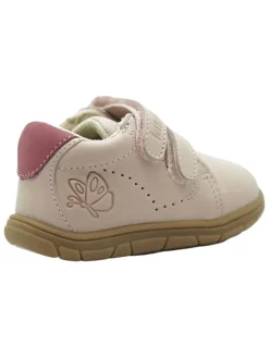 Skórzane buty barefoot w kolorze jasnoróżowym