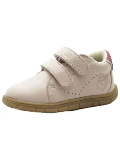 Skórzane buty barefoot w kolorze jasnoróżowym
