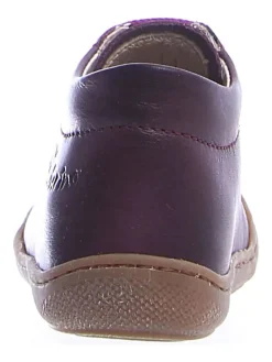 Skórzane buty "Cocoon" w kolorze fioletowym do nauki chodzenia