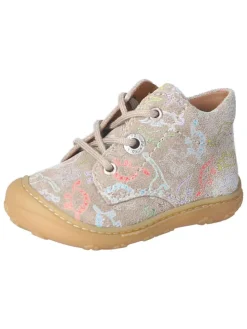 Skórzane buty "Dots" w kolorze beżowym do nauki chodzenia