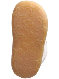 Skórzane buty "Dots" w kolorze jasnoróżowym do nauki chodzenia