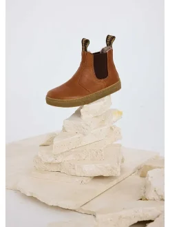 Skórzane buty "Ene" w kolorze jasnobrązowym do chodzenia na boso