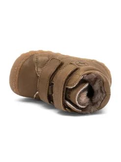 Skórzane buty "Hale" w kolorze khaki do chodzenia na boso