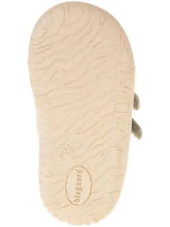 Skórzane buty "Hale" w kolorze khaki do nauki chodzenia