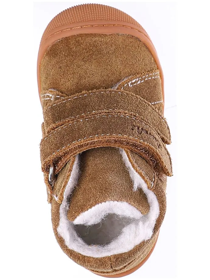 Skórzane buty "Iru" w kolorze brązowym do nauki chodzenia