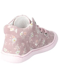 Skórzane buty "kenny" w kolorze jasnoróżowym do nauki chodzenia