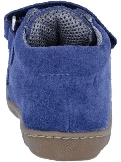 Skórzane buty "Maxi" w kolorze niebieskim do nauki chodzenia