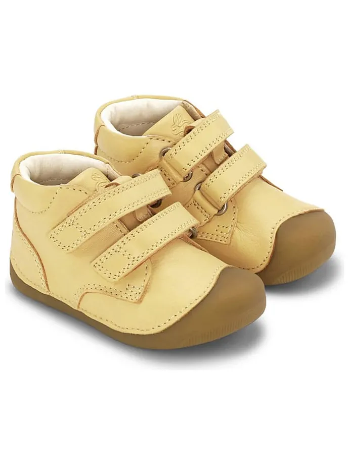 Skórzane buty "Petit" w kolorze żółtym do nauki chodzenia