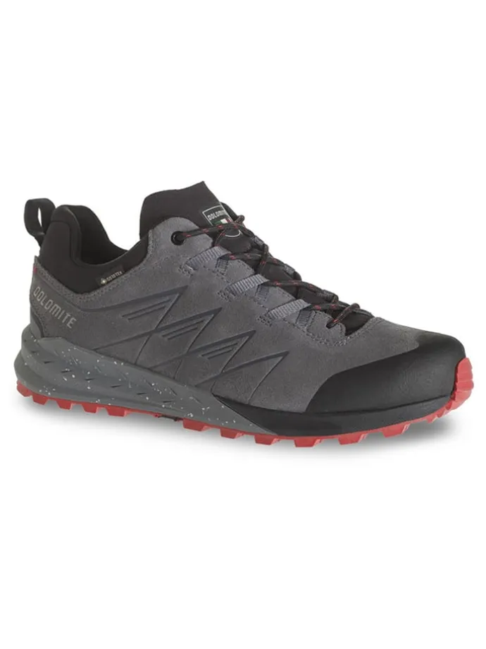 Skórzane buty trekkingowe "Croda Nera GTX" w kolorze szarym