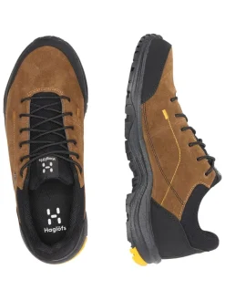 Skórzane buty trekkingowe "Krusa Q" w kolorze jasnobrązowym