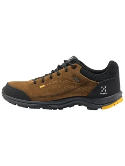 Skórzane buty trekkingowe "Krusa Q" w kolorze jasnobrązowym