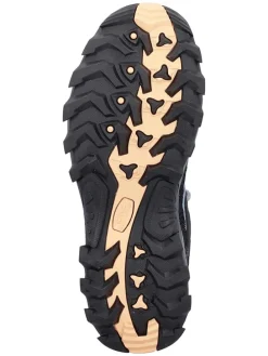 Skórzane buty trekkingowe "Rigel" w kolorze błękitnym